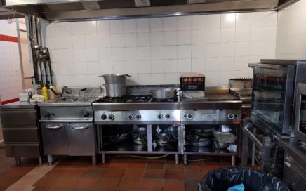 cucina industriale pulita